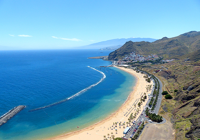 Bild från strand på Gran Canaria, Spanein