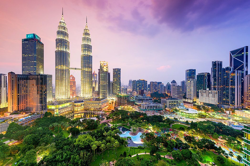 Bild över Kuala Lumpur i Malaysia, Asien