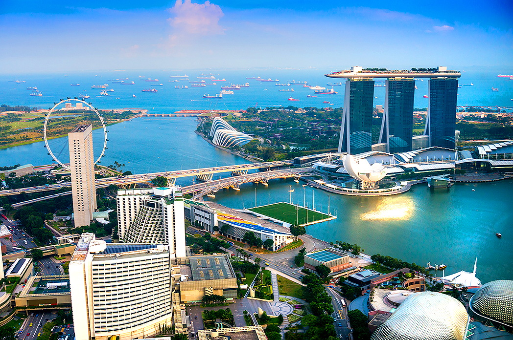 Bild över Singapore i Asien