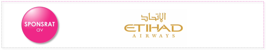 Bild på sponsring med Etihad Airways