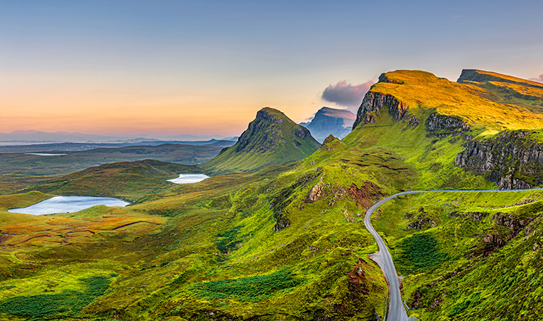 Bild på vackert naturlandskap i Skottland