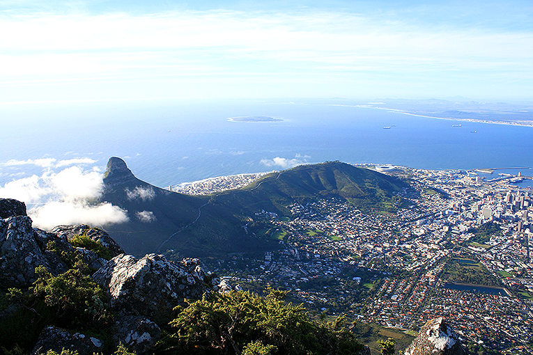 Bild över Kapstaden i Sydafrika