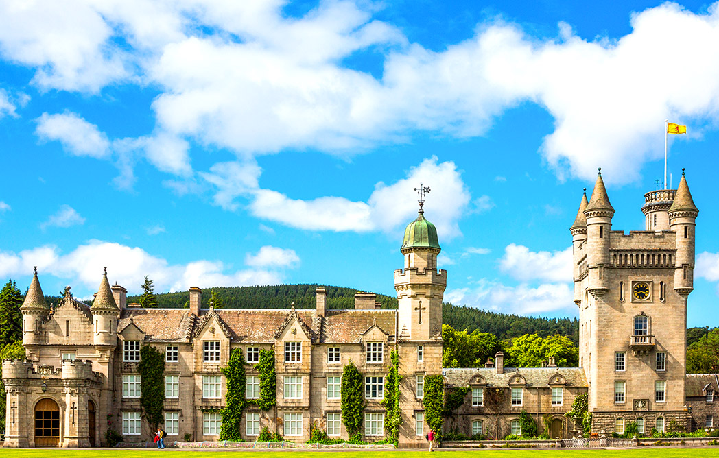 Bild på slottet Balmoral Castle i Skottland