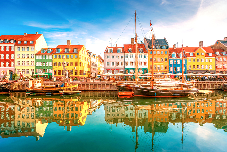 Bild från Nyhavn i Köpenhamn, Danmark