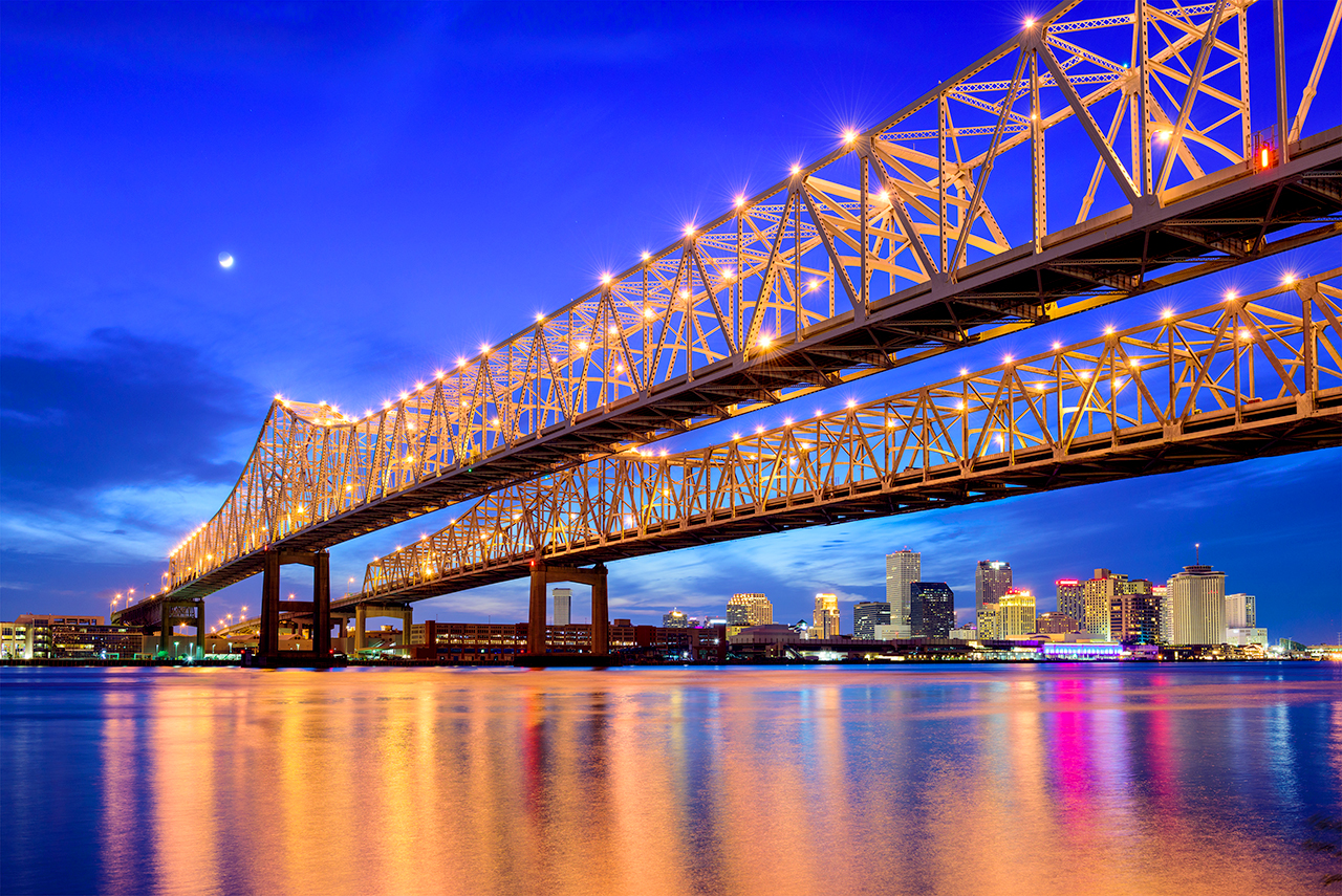 Bild på New Orleans skyline, USA