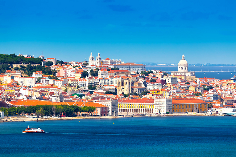 Bild på staden Portugal i Lissabon