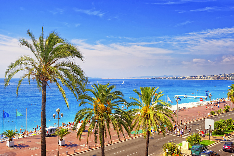 Bild från Promenade des Anglais i Nice, Frankrike