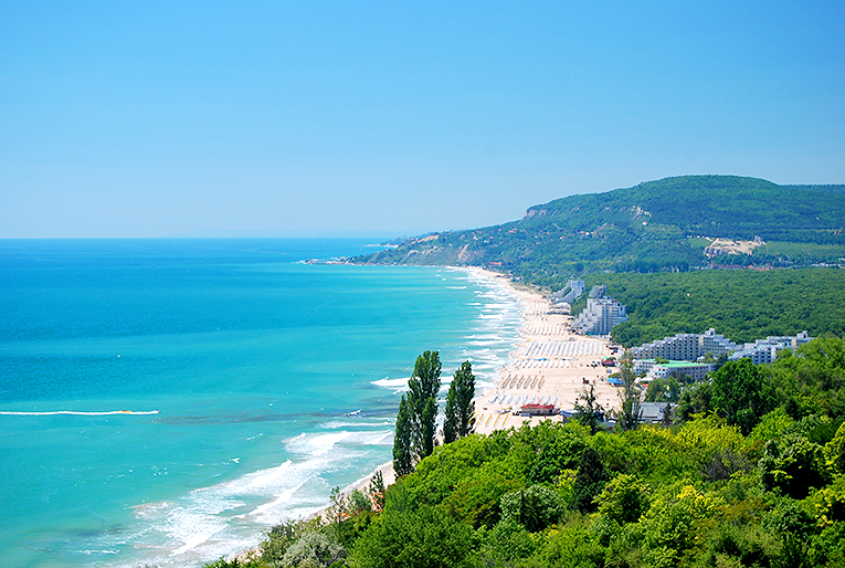 Bild på resorter och strand i Albena, Bulgarien