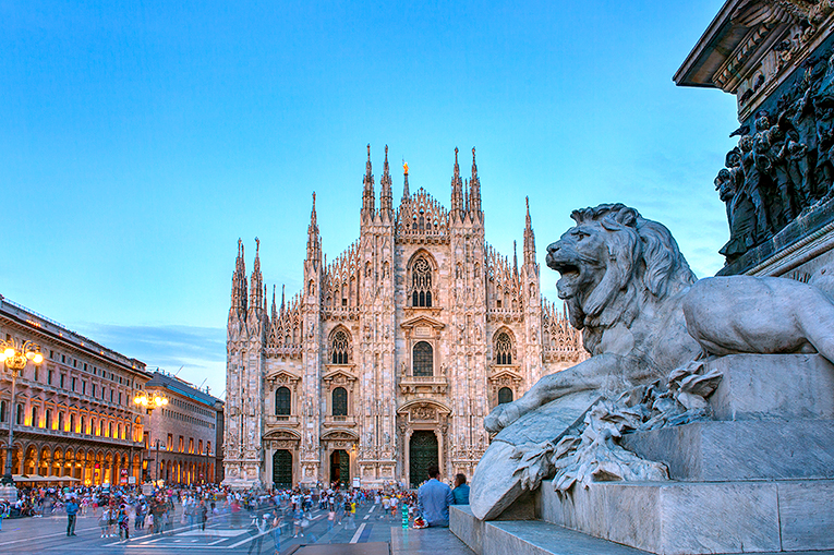 Bild från Piazza del Duomo i Milano, Italien