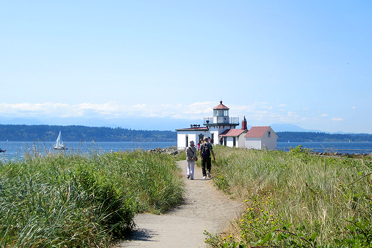 Bild från Discovery Park i Seattle, USA