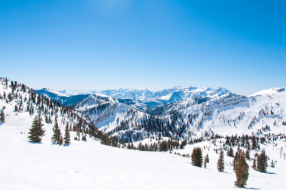Bild från Alta som är en av de bästa skidorterna i Nordamerika