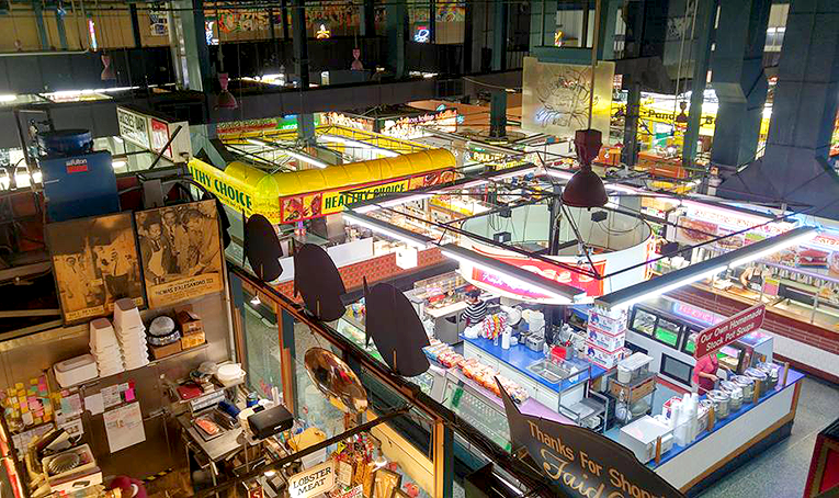 Bild från Reading Terminal Market i Philadelphia, USA