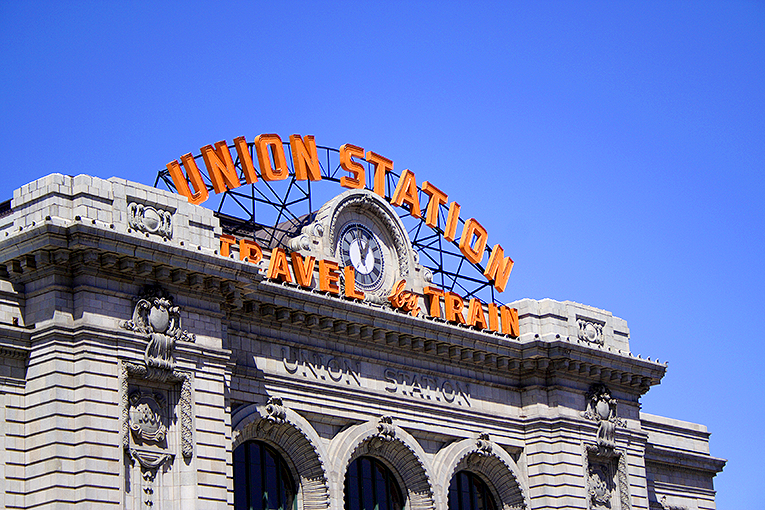 Bild på Union Station i Denver, USA