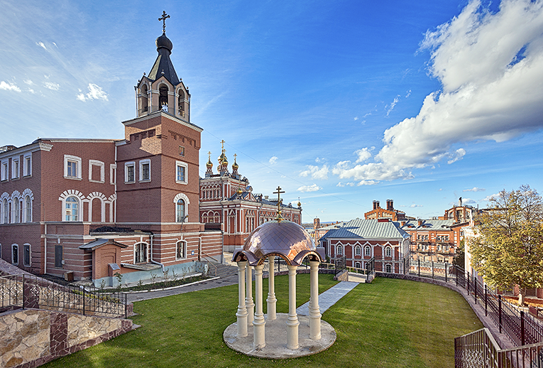 Bild på kloster i Samara, Ryssland