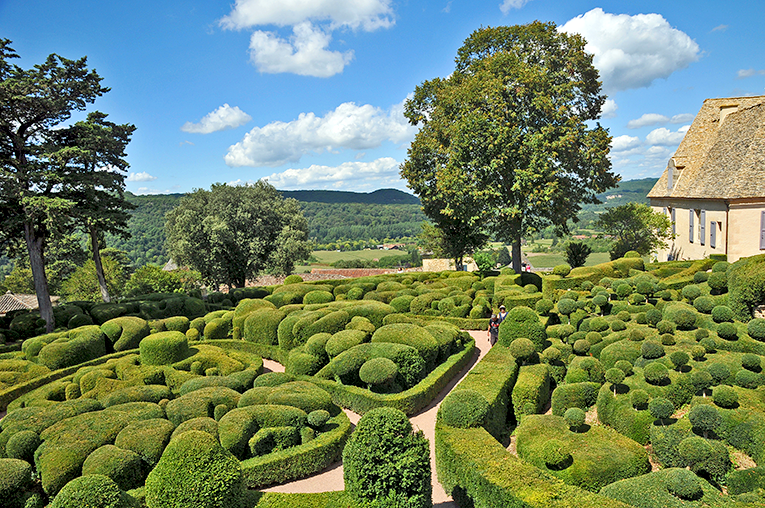 Bild från Les Jardins de Marqueyssac i Frankrike