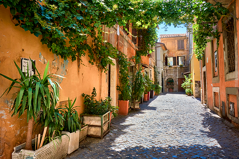 Bild från Trastevere i Rom, Italien