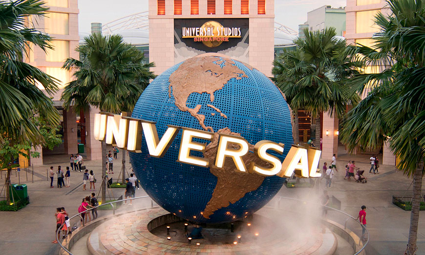 Bild från Universal Studios i Singapore