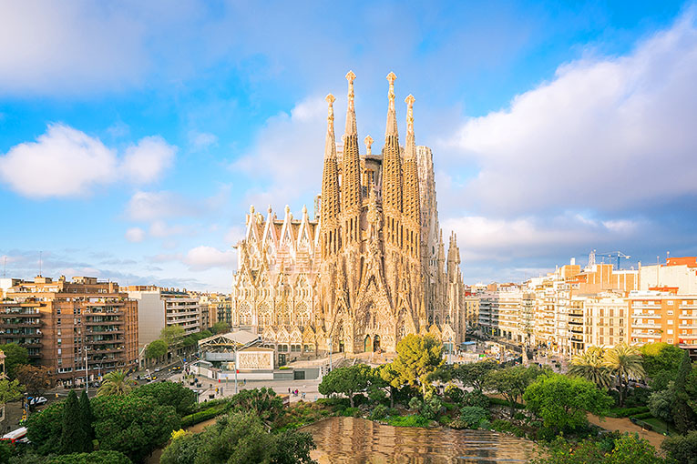 Bild på Sagrada Familia i Barcelona