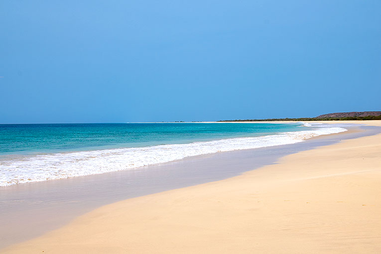 Bild från stranden Santa Monica på Boa Vista i Kap Verde
