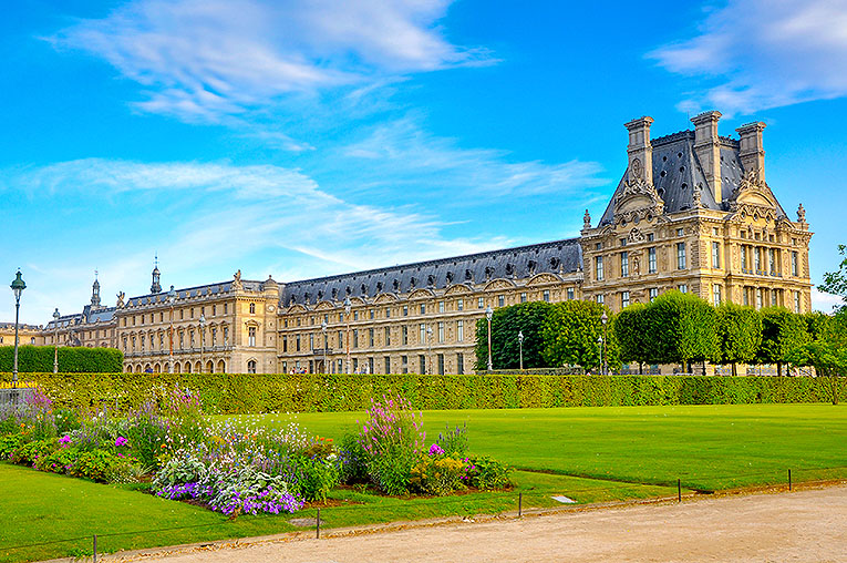 Bild på slottet i Versailles
