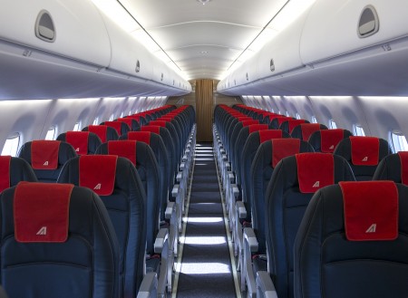 Alitalia Embraer cabin interiors