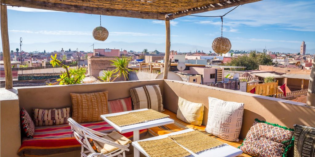 Marrakech rooftop-bar