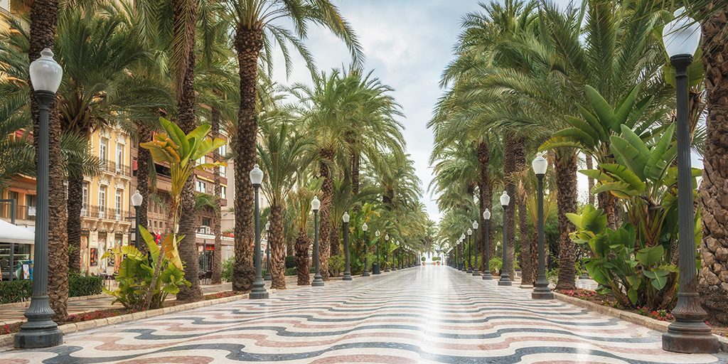 Boulevard Explanada de España in Alicante