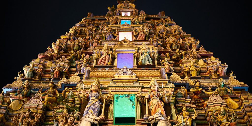 De Sri Mahamariamman tempel in Kuala Lumpur